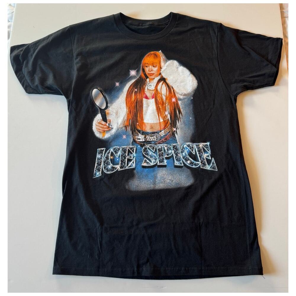 NWOT Hot Topic Ice Spice Mirror Black Tee